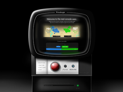 Retro machine (Old project: Console Wars) arcade classic crt games machine ps4 retro videogames vintage wargames xbox one