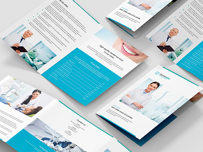 Dentist – Brochures Bundle Print Templates 10 in 1 brochures bundle care clinic dentist doctor health medica mega pack photoshop templates print templates stomatology