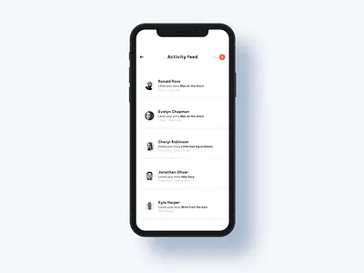 Activity Feed - Daily UI 046 activity daily dailyui feed ui ux