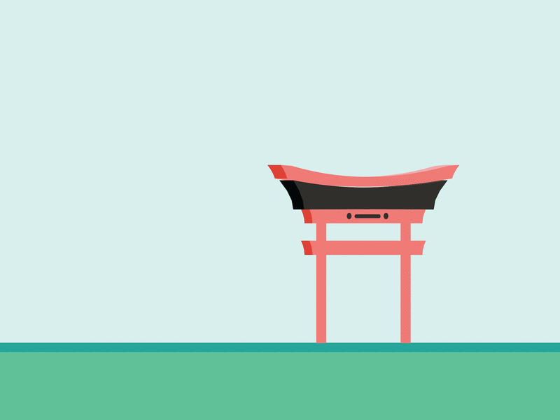 Torii Gate c4d japan kawaii shrine torii