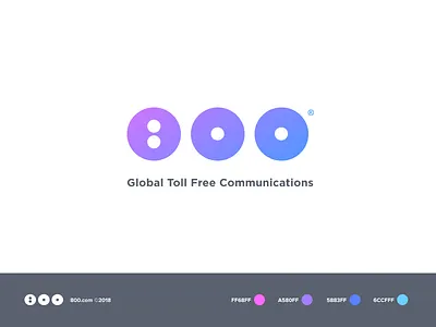 800.com - Logo 800 branding communication icon identity logo mark modern phone