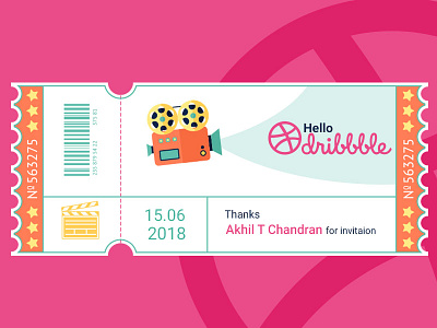 Dribble dribbble first shot hello dribbble invitation