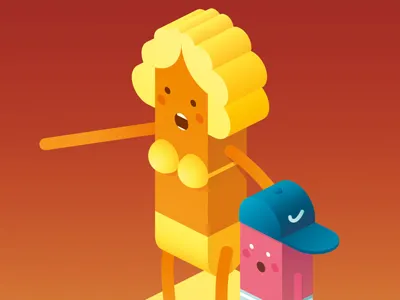 Isometric-1 character illustration illustrator isometric people simple