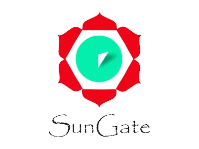 Logo design for a meditation class logo mandala meditation papyrus sun clock