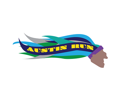 Austiin Run Logo: 30 Day Logo Challenge branding graphic design illustrator logo rookie thirtylogos