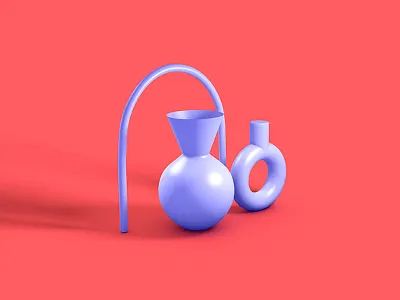 Vases 3d 4d cinema vase