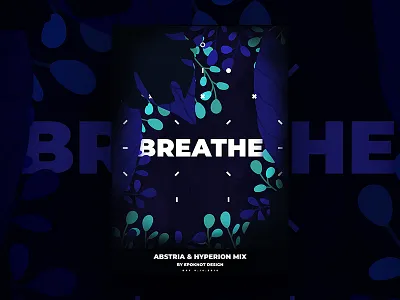 Foliage Geometric Experiment 01 - Far blue bright colors experiment patterns relaxing typography