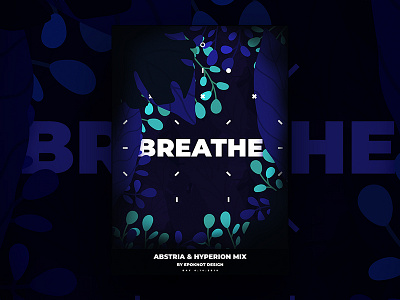 Foliage Geometric Experiment 01 - Far blue bright colors experiment patterns relaxing typography