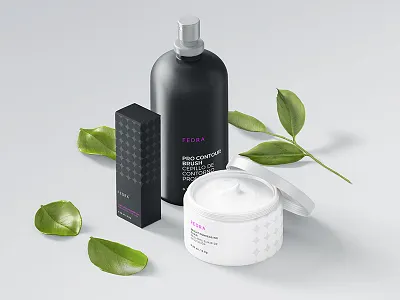 Fedra Branding + Packaging beauty branding design graphic design logo packaging product