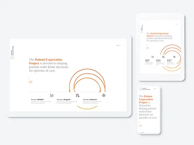 Patient Expectation Web Design design desktop health minimal ui ux webdesign white