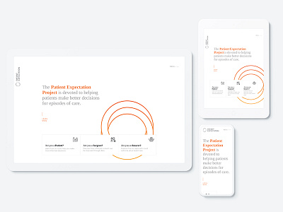 Patient Expectation Web Design design desktop health minimal ui ux webdesign white