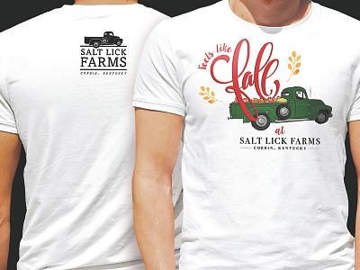 Salt Lick Farms Tee design farm graphic graphic design logo t shirt vintage