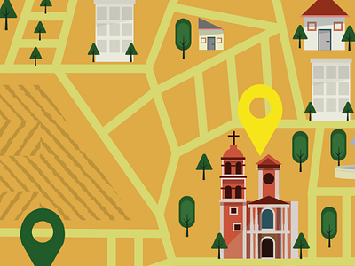 maps 2d arte ilustración logo maps vector