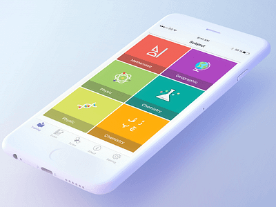 Exam app aplication app art branding design graphic icon ios logo mockup ui