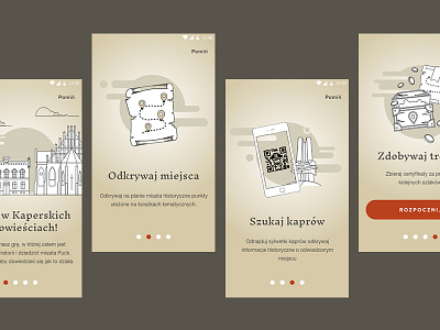 Mobile Game App Onboarding app game mobile onboarding slider