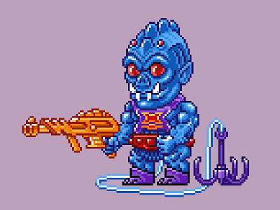 Webstor Pixels 16 bit 80s he man masters of the universe motu pixel art pixels skeletor