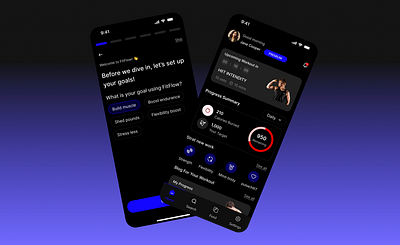 🚀 FitFlow – Elevate Your Fitness Journey 💪 ui