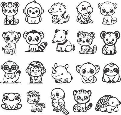 Cute Animal graphic design