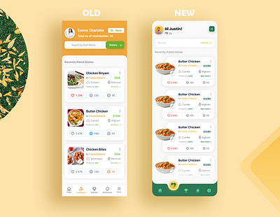 Redesign food rating app app food redesign redesign food rating app ui ux