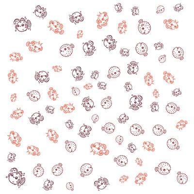 pattern animal ocean graphic design