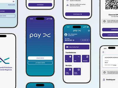 Fintech App mobile ui ux