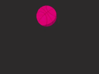 Hello Dribbble ball bounce dribbble firstshot shot smoke