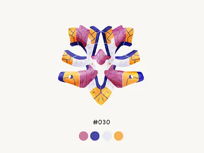 Masked Thirty color design illustration mask