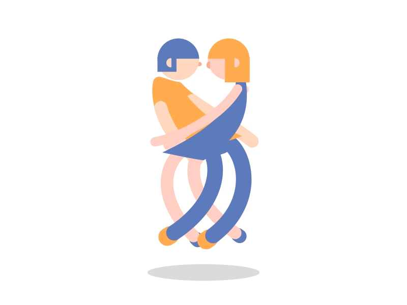 Twisted (sort of) 2d animation ae aftef effects animation flat gif