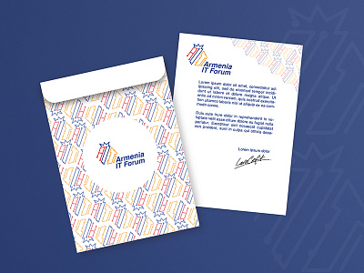 Armenia IT Forum branding colors electriccircuit identity it logo national pattern pomegranate