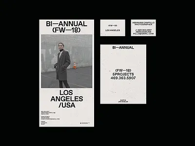 (FW—18) collection design lookbook photography poster typography