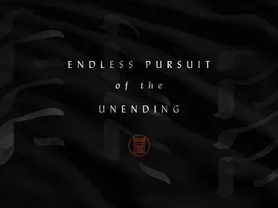 Endless Pursuit calligraphic hebrew typography