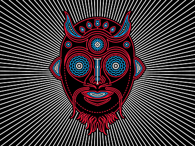 New Masks V affinity art design eyes illustration mask trippy wallpaper
