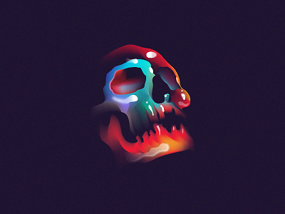 Prayer daily illustration layout mark poster skull vanitas