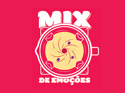Mix de emoções banana juice mix mixer red vitamin
