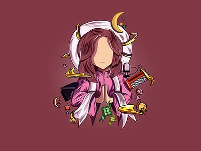 Eid Mubarak brain digitalart digitalpainting eidmubarak illustration illustrator love