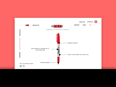 Marker design ui uidesign ux uxdesign webdesign