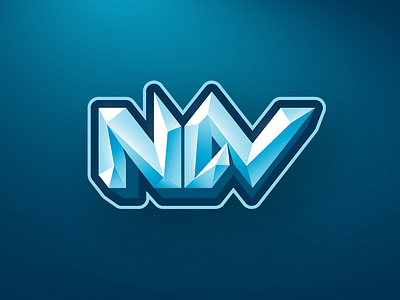 NAV brand esports identity illustrator lettering logo logotype typography wordmark