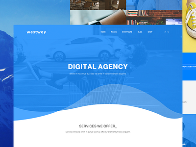 Westwey - Creative Agency PSD Freebie creative design free freebie psd template ui web