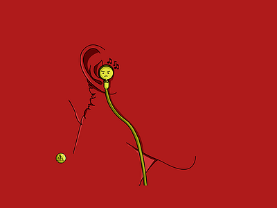 Tool To Ignore The World digitalart digitalpainting earphone illustration illustrator music