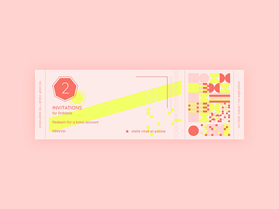 Pink Ticket 2018 draft invite invites ipad pro ticket