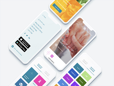 ACP Decisions web design - mobile clean digital graphic design health minimal mobile ui ux web design white