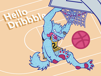 Holle Dribbble illustration