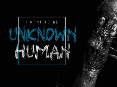 Unknown Human (the earth face font) brush font poster preview svgfont