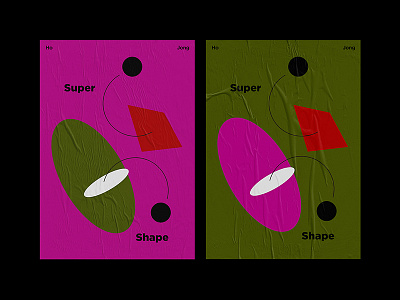 Super Shape Geometry Daily Poster daily geometry poster shape super