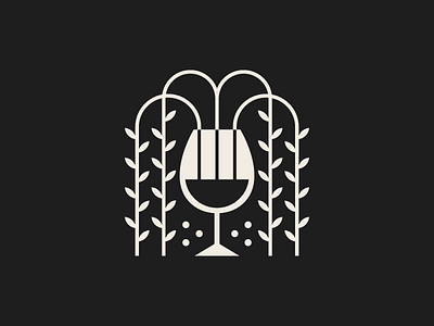 Holy Grail brand drink elegant geometric identity logo vine wine