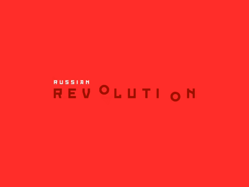 Revolute- Random Exploration constructivism mograph motion revolve type typography