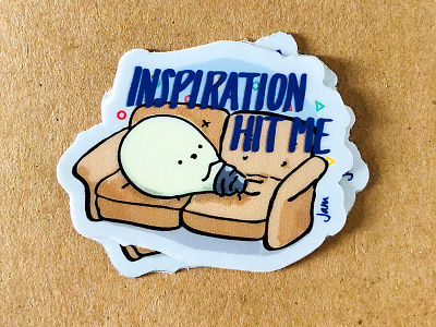 Inspiration Hit Me design drawing illustration sticker swag