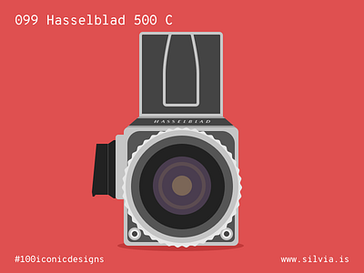 099 Hasselblad 500 C 100iconicdesigns camera flat hasselblad illustration industrialdesign product productdesign