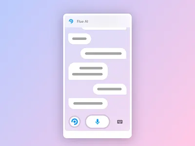 Flue AI Concept ai arrow assistant concept design flue ui