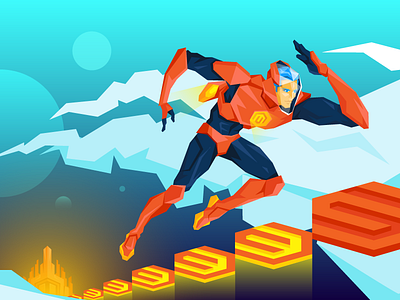 MageRunner 2 atwix blog ecommerce elevation future illustration magento run runner space speed
